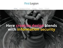Tablet Screenshot of firstlegion.com